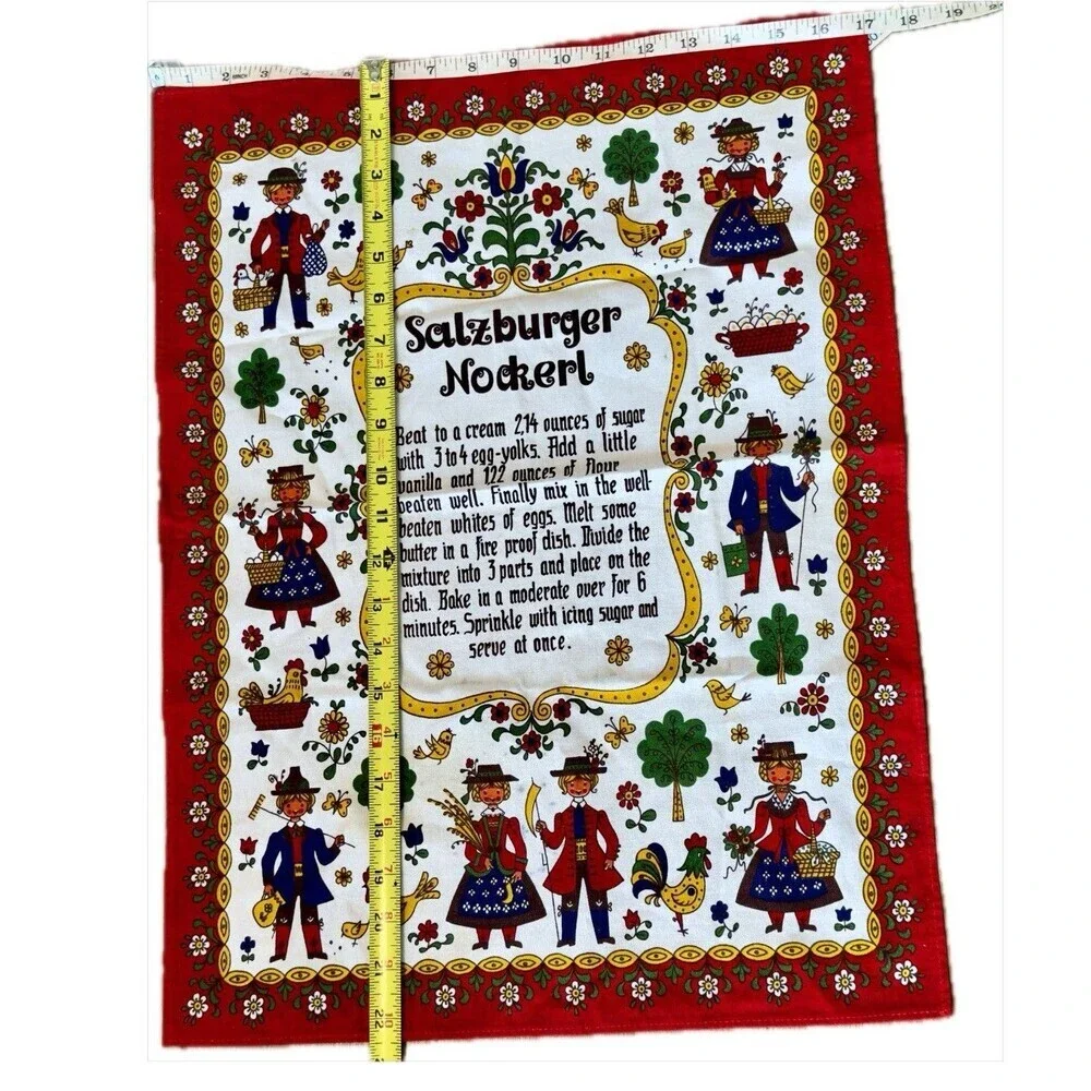 Kolf TeaTowel Salzburger Nockerl Recipe 100% Cotton